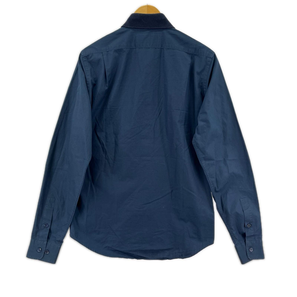 長袖シャツ MARNI ニット襟 比翼L/Sシャツ 46 ネイビー