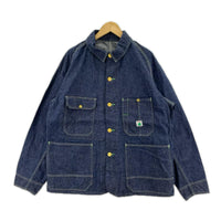 デニムジャケット TCBjeans Cat Head Jacket カバーオール-40 40 ブルー