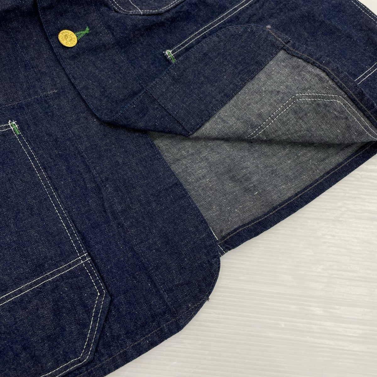 デニムジャケット TCBjeans Cat Head Jacket カバーオール-40 40 ブルー