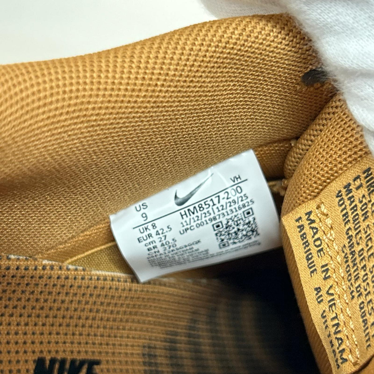 スニーカー SB AIR FORCE 1 FLAX 27cm 27cm (US9 UK8 1/2 EU44) ブラウン