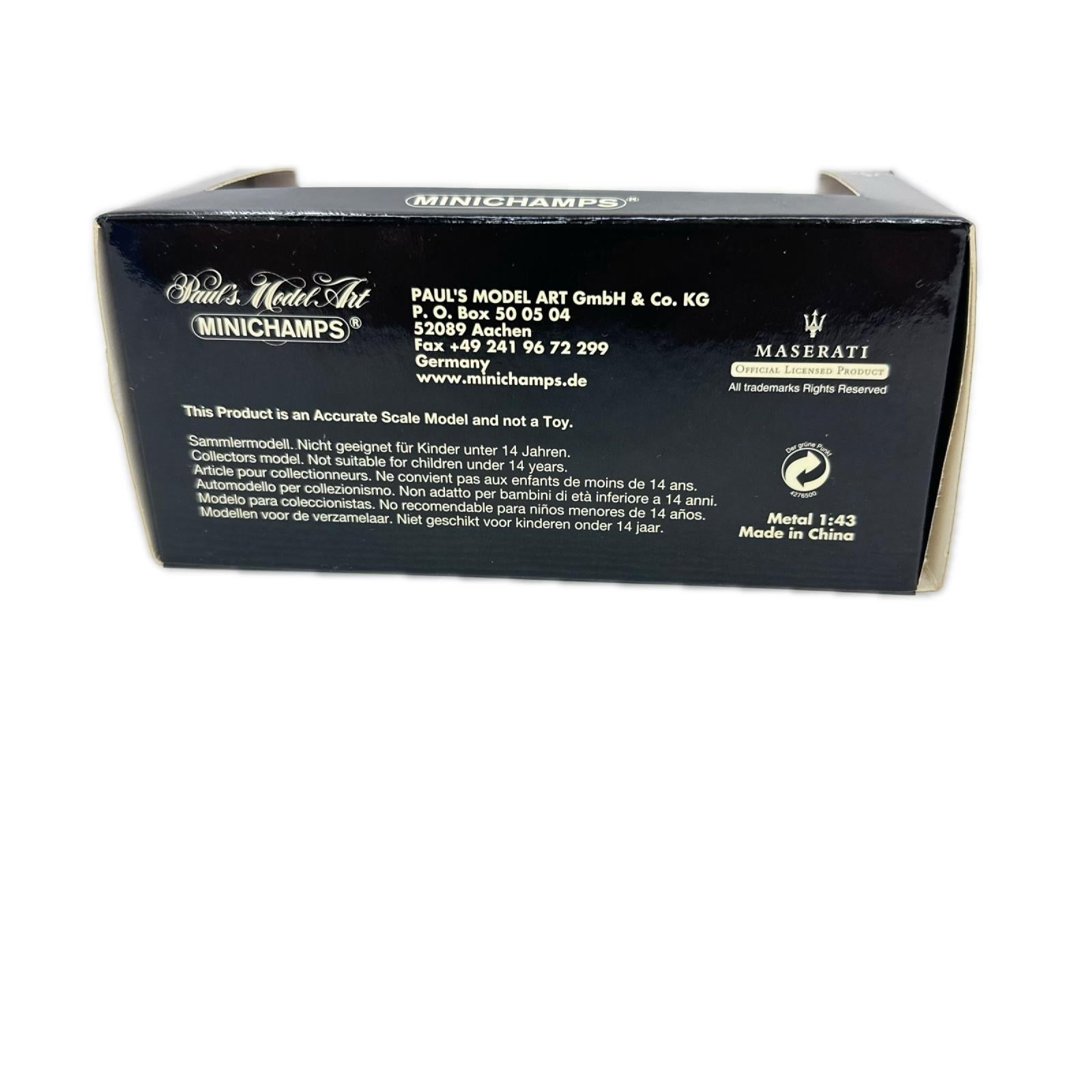 MINICHAMPS Maserati Ghibli MINICHAMPS (ミニチャンプス) スケールカー