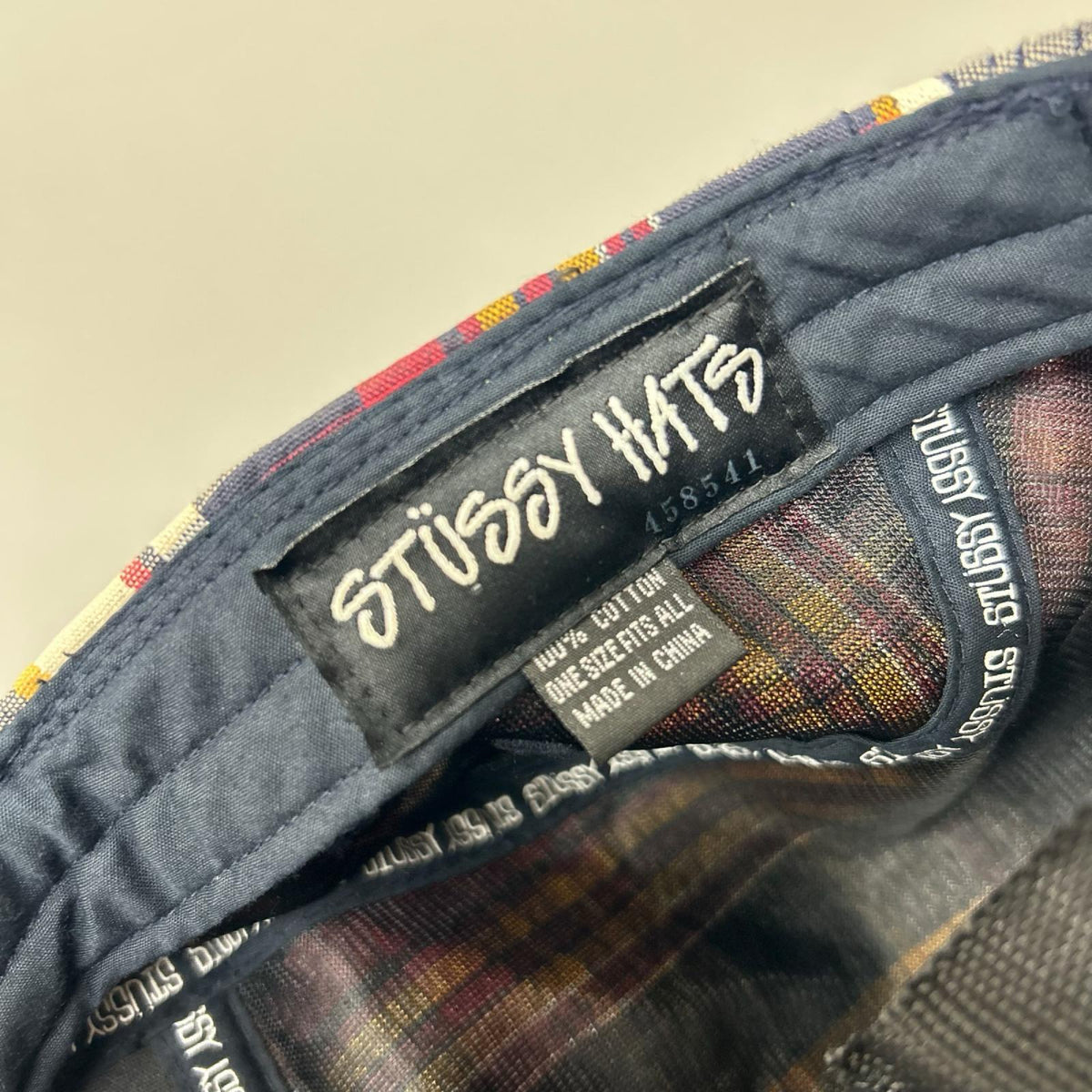 キャップ 90S OLD STUSSY キャンプキャップ チェック