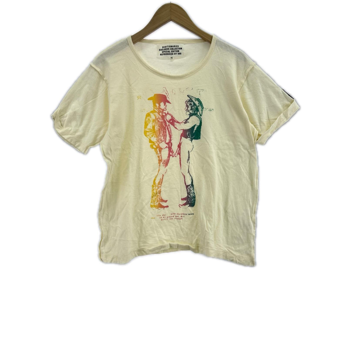 半袖Tシャツ SEDITIONARIES by 666 カウボーイプリント M M
