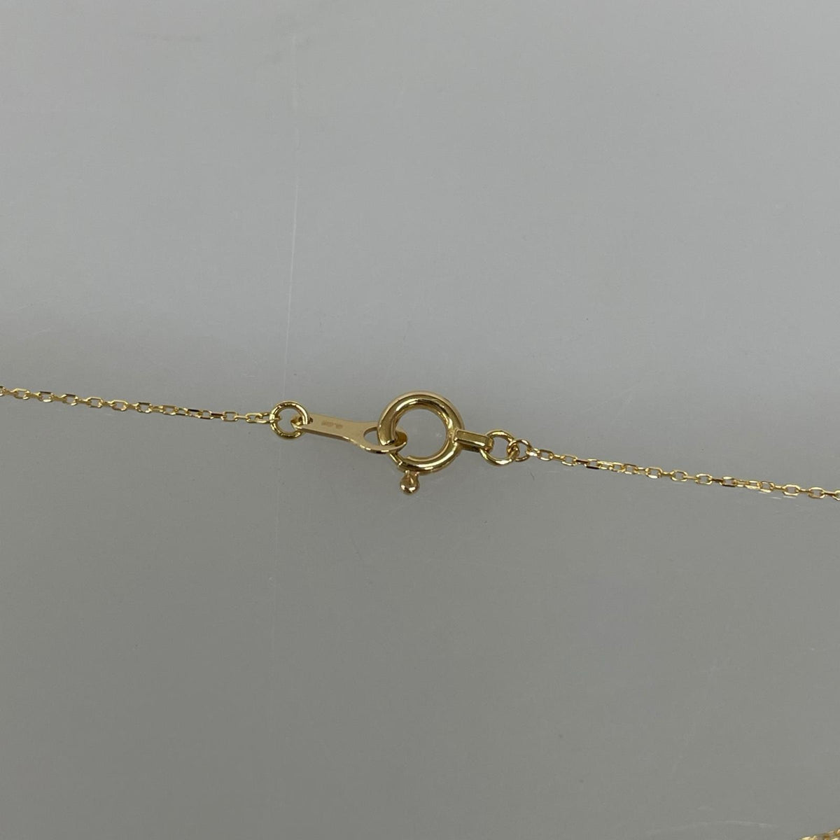 ネックレス K18 0.06 ダイヤ ネックレス 0.8g ゴールド