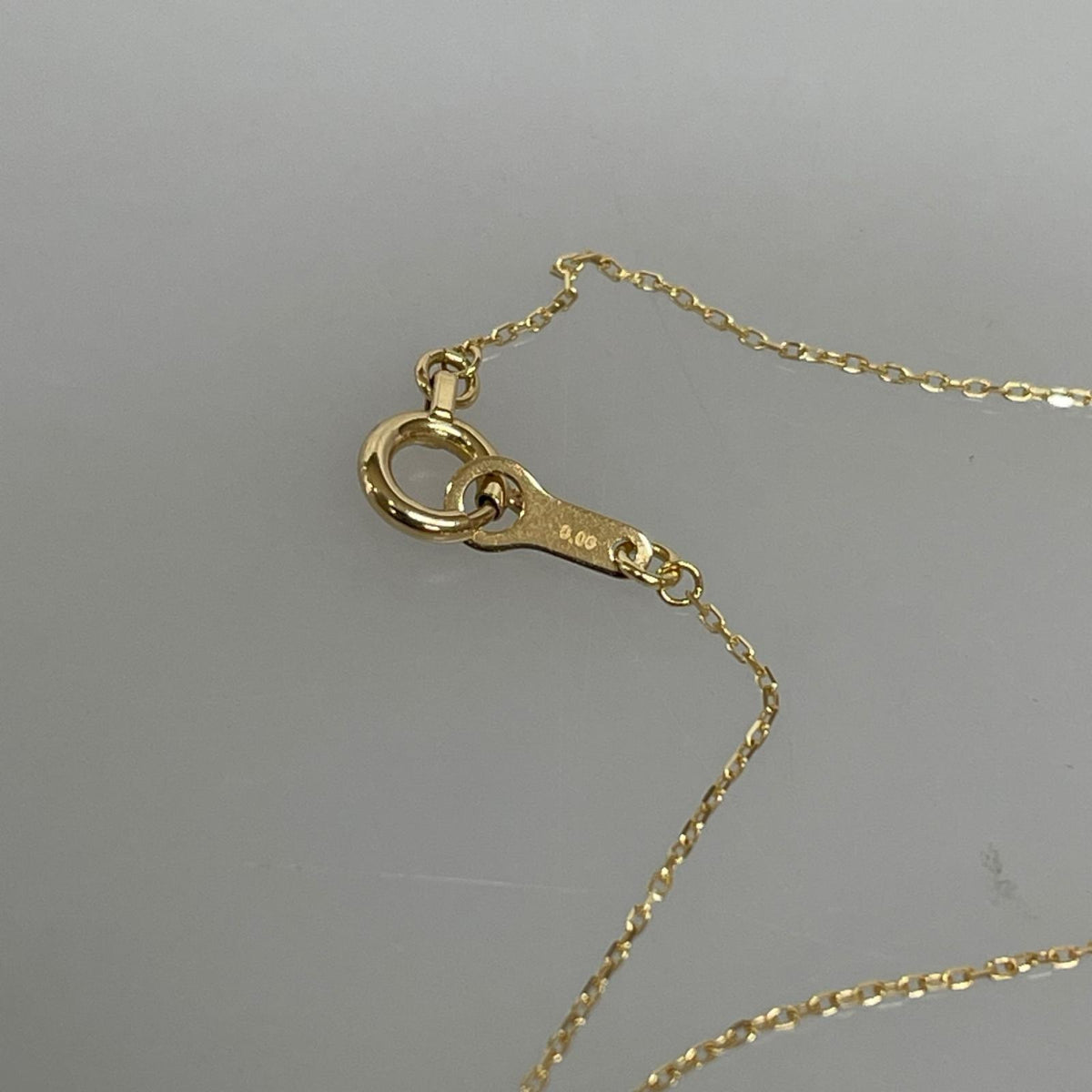ネックレス K18 0.06 ダイヤ ネックレス 0.8g ゴールド