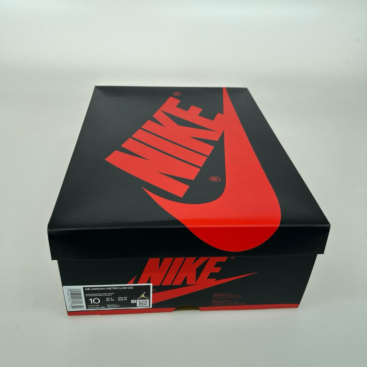 スニーカー AIR JORDAN 1 LOW OG Bleached Coral 28cm 28cm (US10 UK9 1/2 EU46)