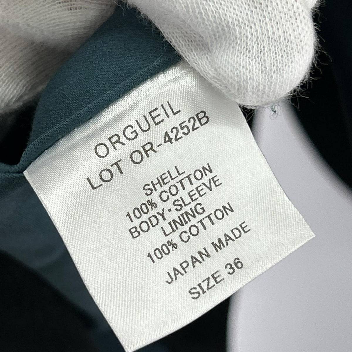 ジャケット Suede Moleskin Jacket 36 ブラック