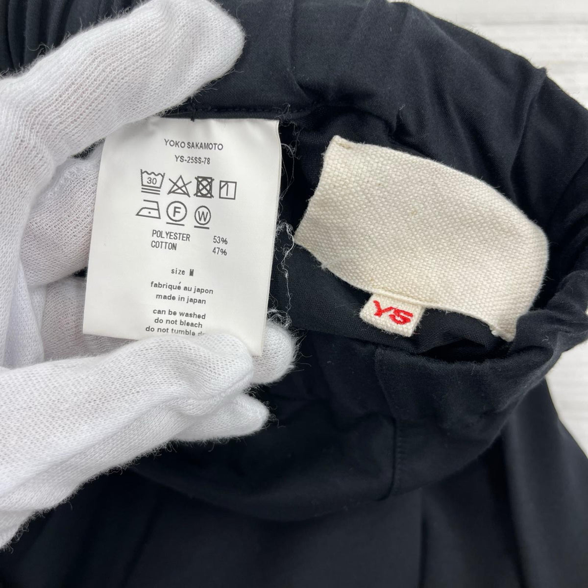 パンツ YOKO SAKAMOTO TAPERED TROUSERS M ブラック