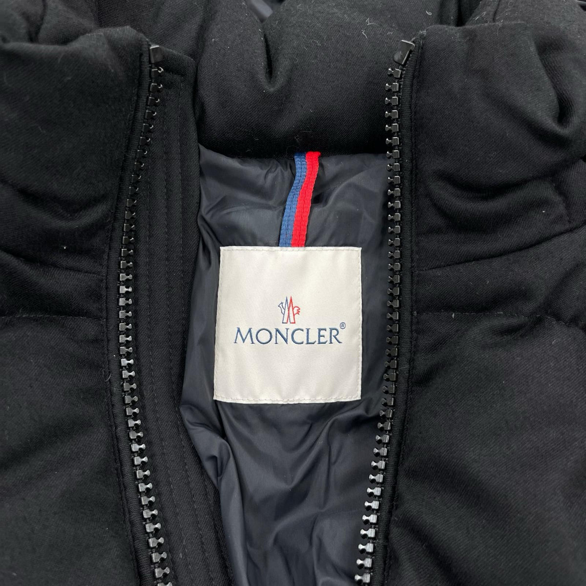 ダウンジャケット Moncler montgenevre giubbotto jacket ウール 3 ブラック