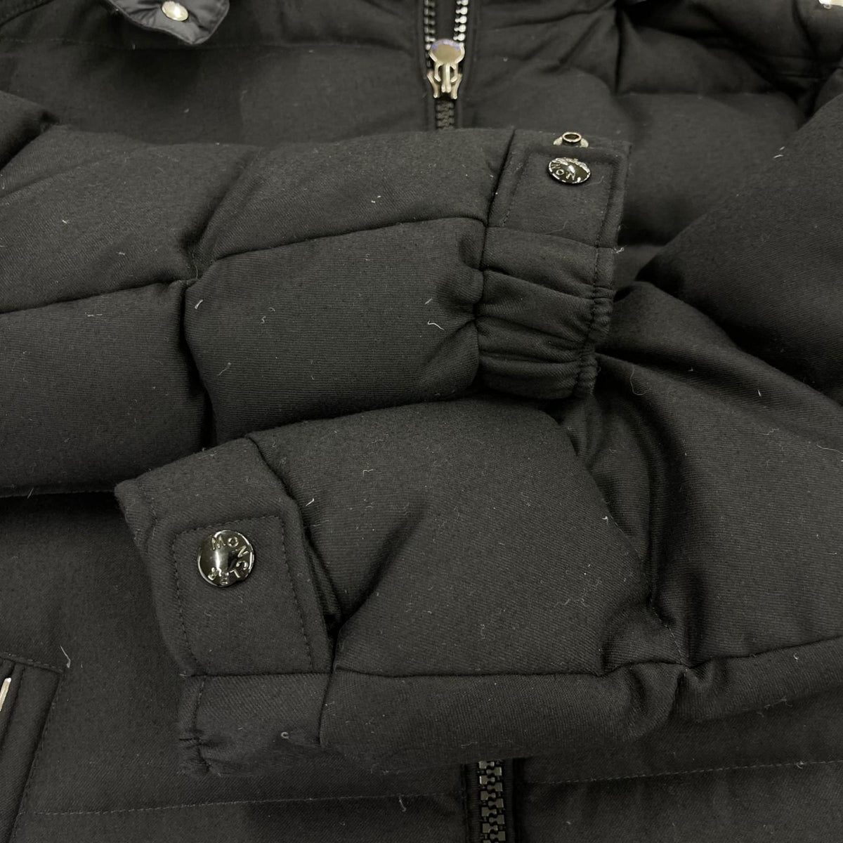 ダウンジャケット Moncler montgenevre giubbotto jacket ウール 3 ブラック