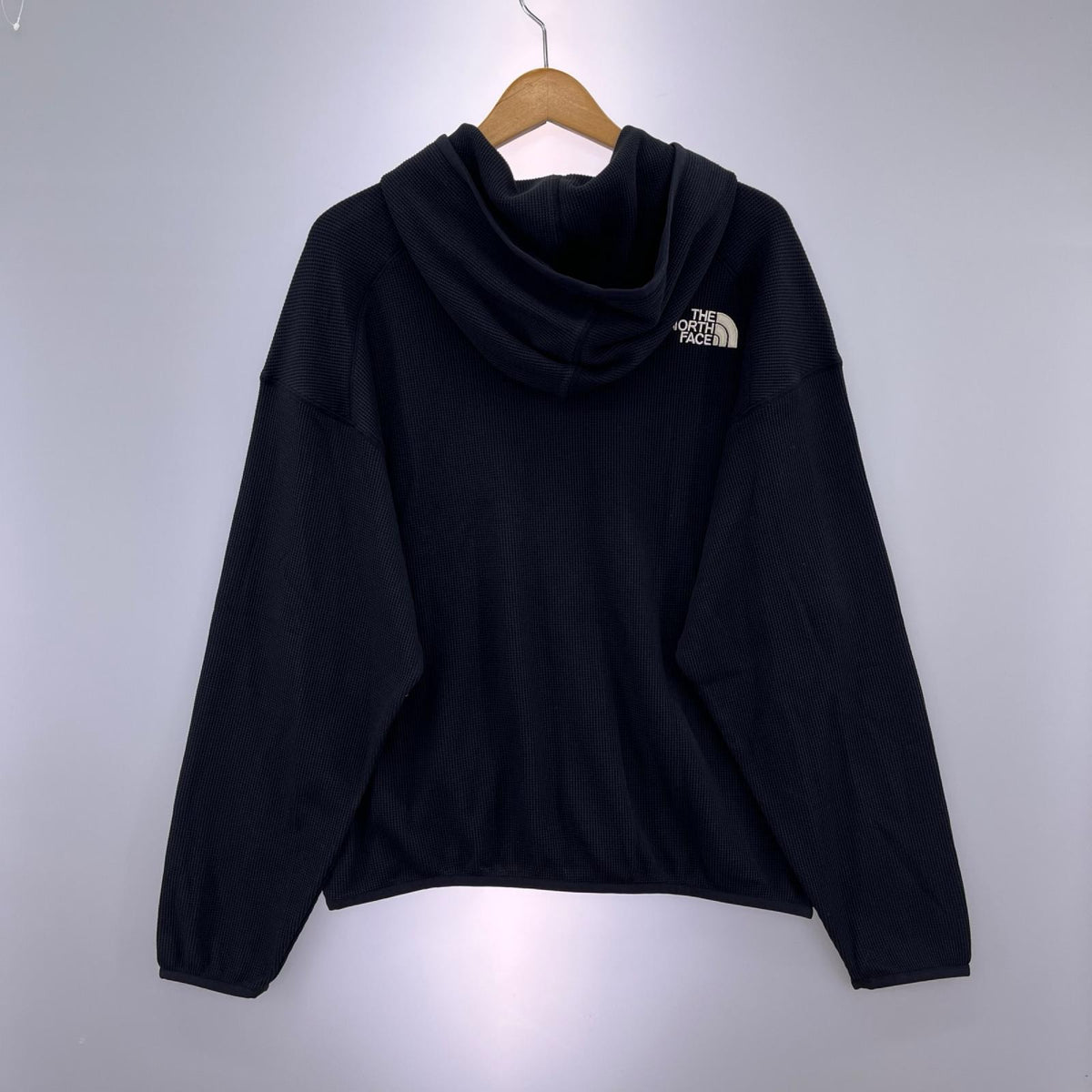 パーカー WAFFLE HOOD PULLOVER M ブラック