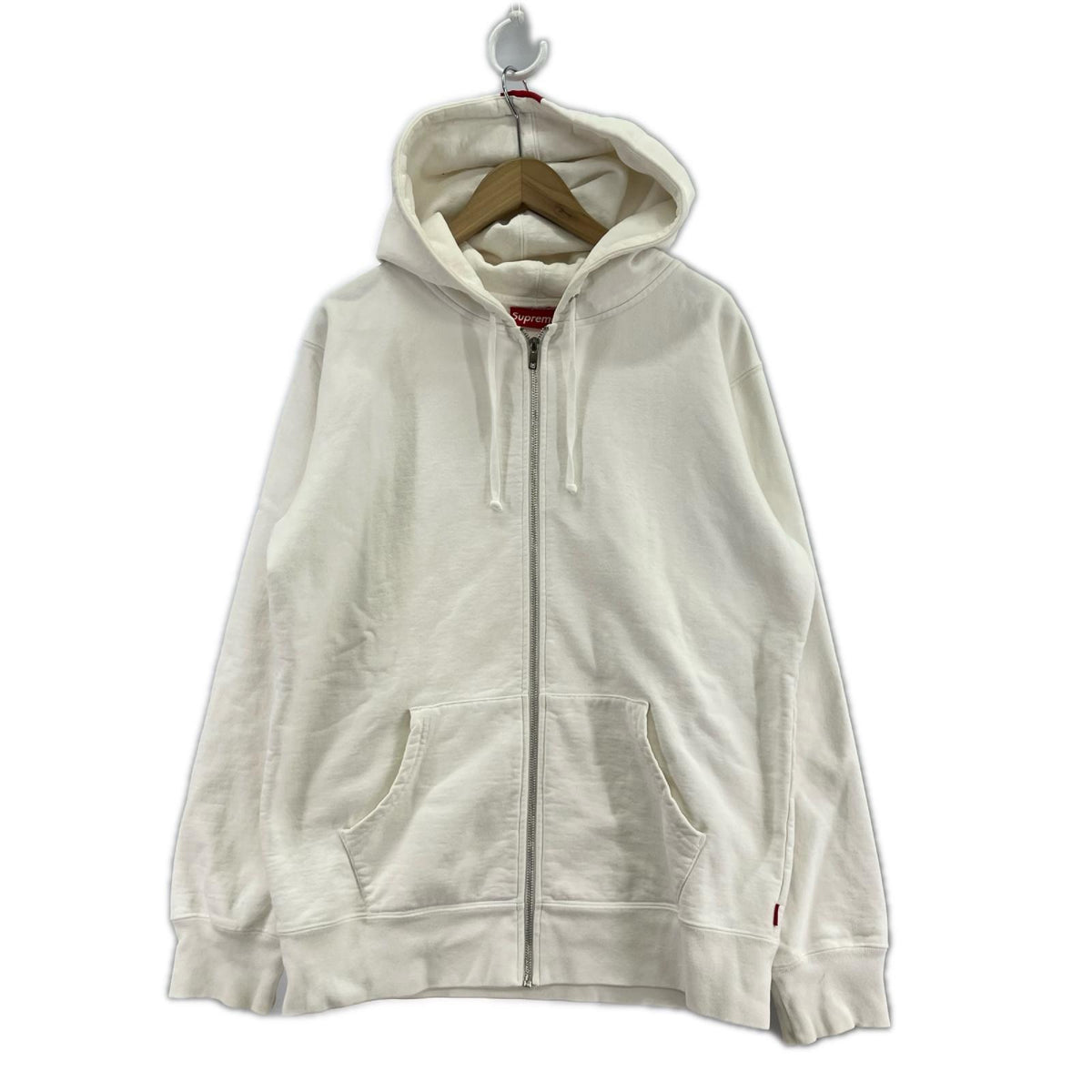パーカー 14AW Logo Tape Zip Up (L) ホワイト L ホワイト
