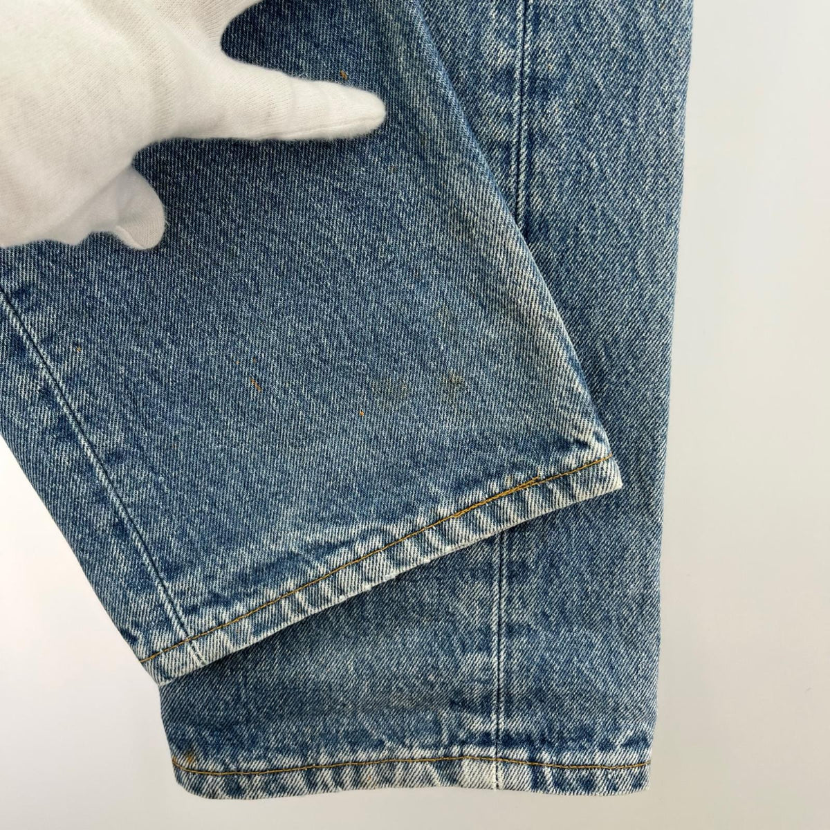 デニムパンツ 501 USA製 ダメージ サックス