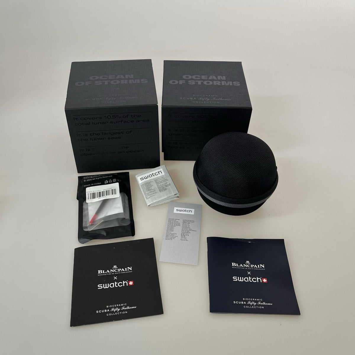 腕時計 Swatch×BLANCPAIN Bioceramic Scuba 自動巻き 9気圧防水 腕時計 ブラック