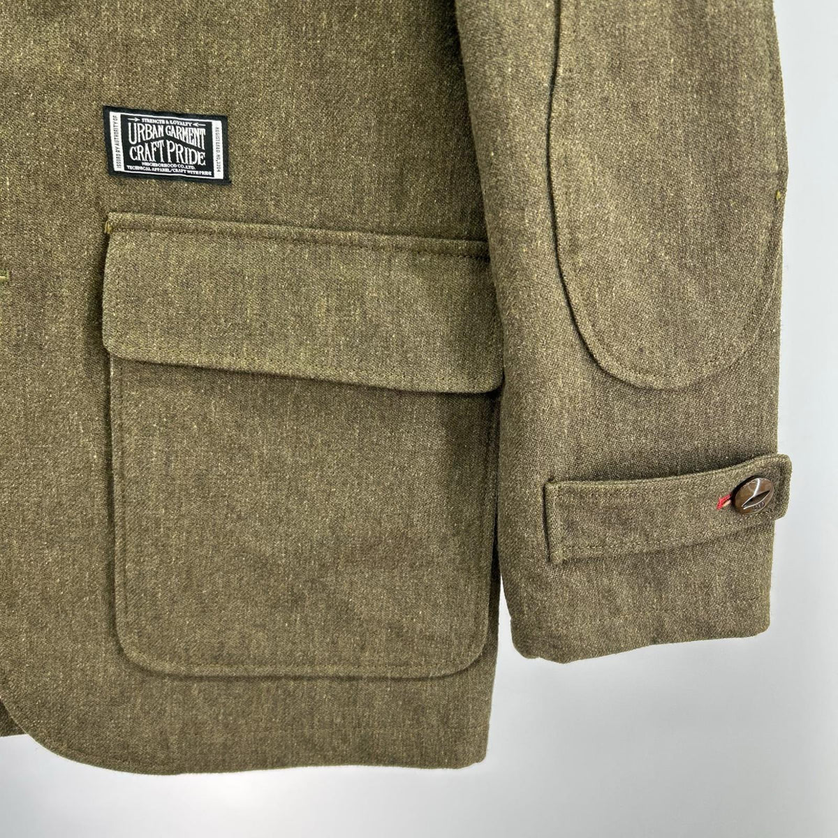 テーラードジャケット URBAN GARMENT カーキ (S) S カーキ