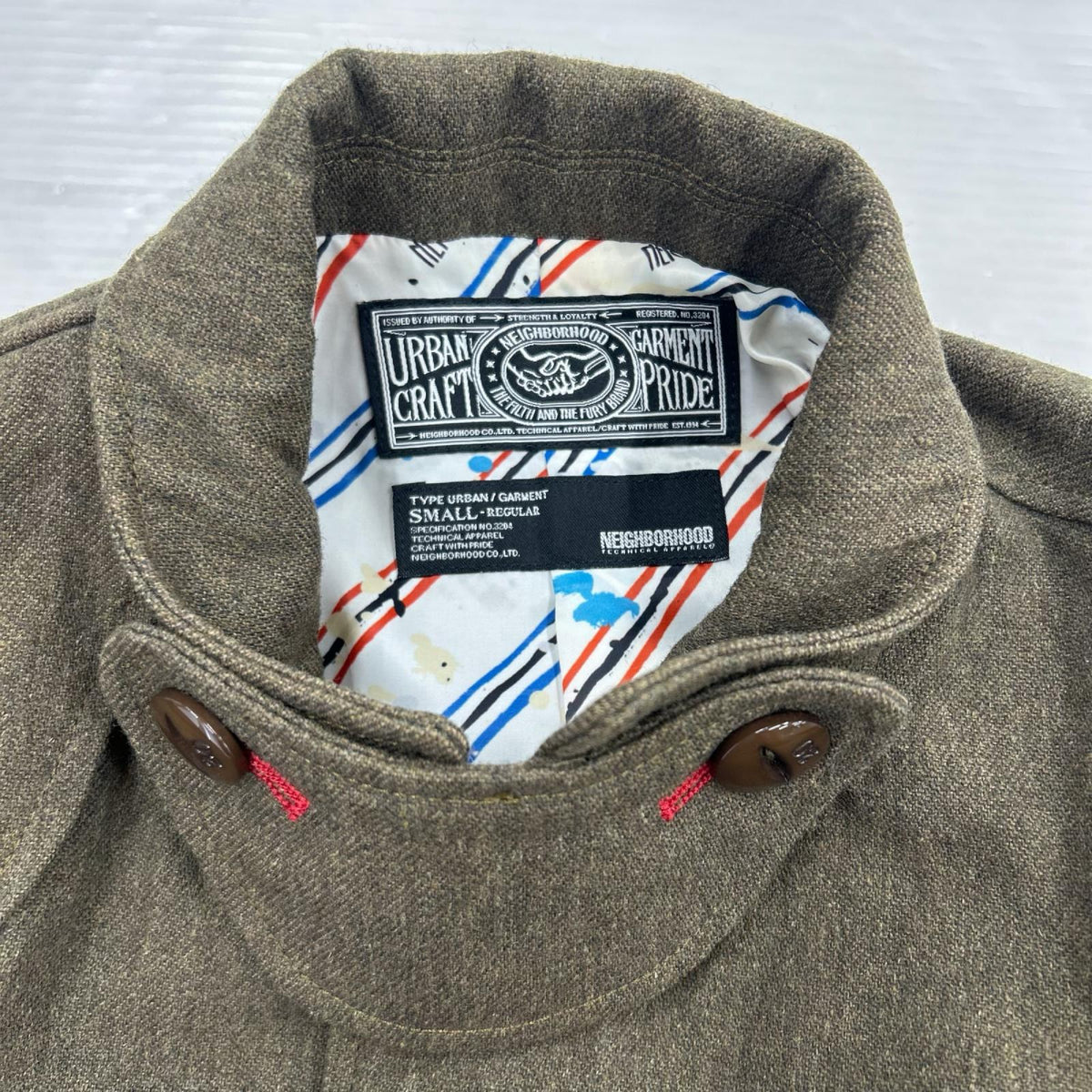テーラードジャケット URBAN GARMENT カーキ (S) S カーキ