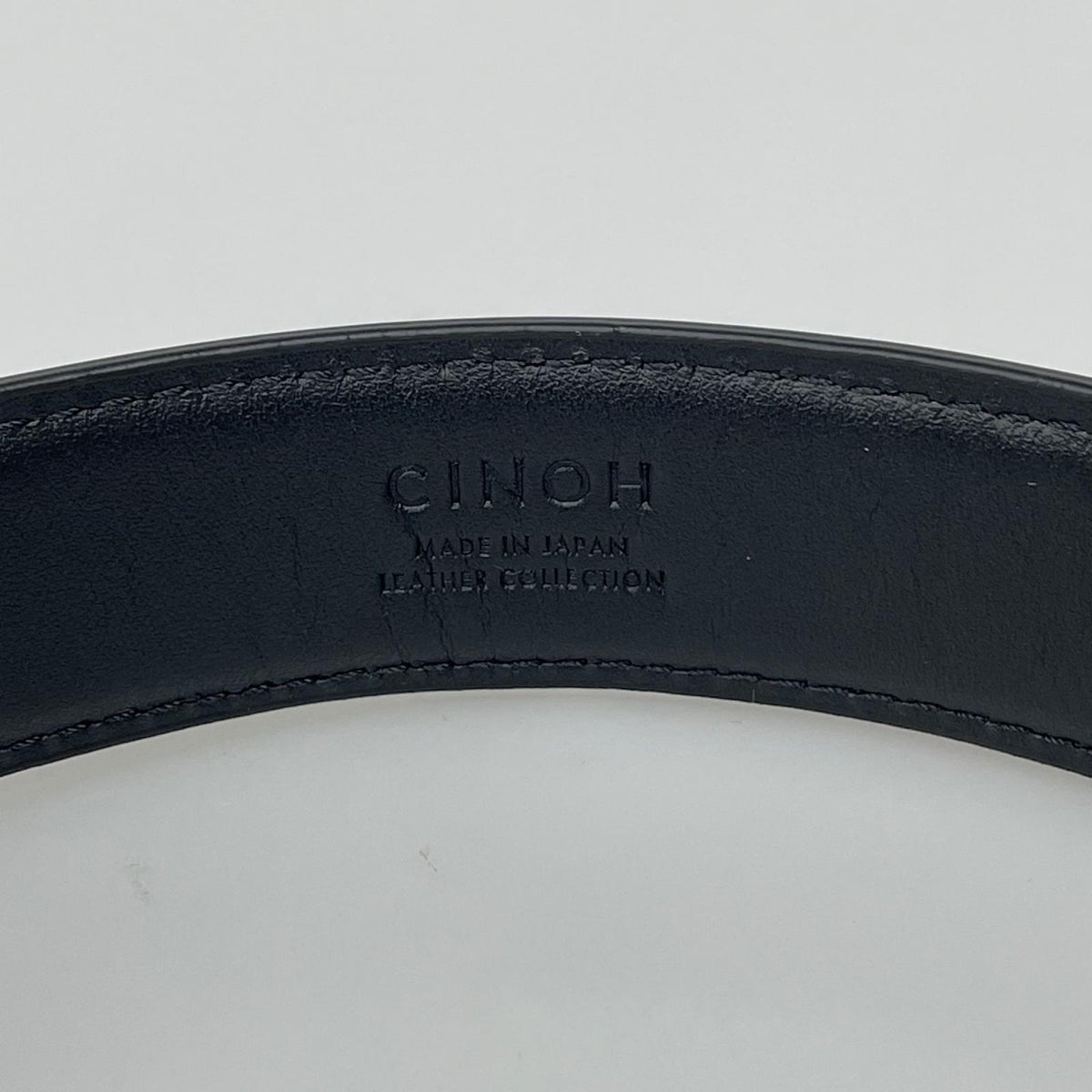 その他アクセサリー LEATHER BELT BLACK / SILVER ブラック