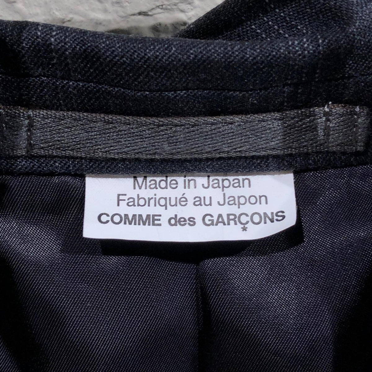 テーラードジャケット HOMME DUEX 26SS ウールギャバジンチェックジャケット M M