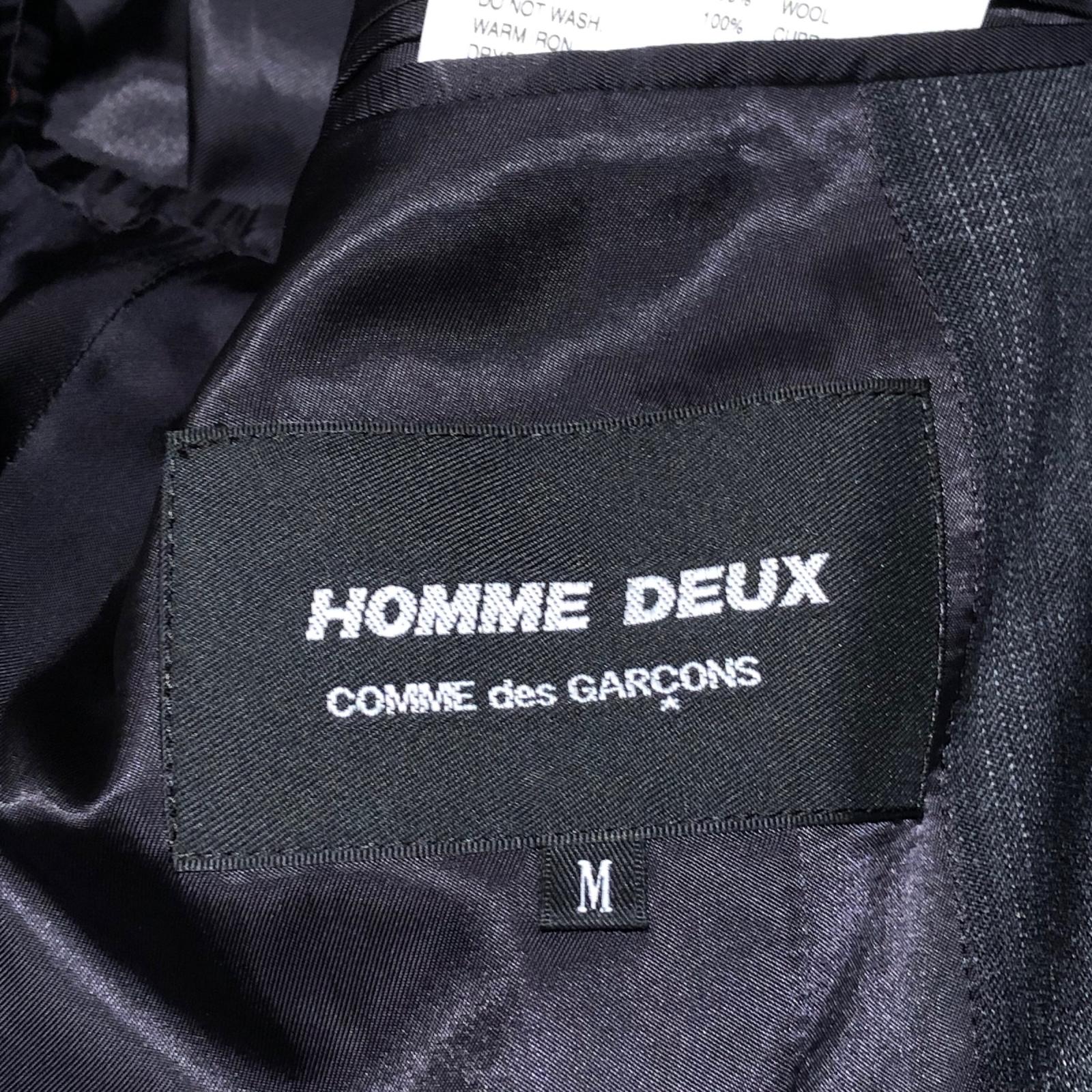 テーラードジャケット HOMME DUEX 26SS ウールギャバジンチェックジャケット M M