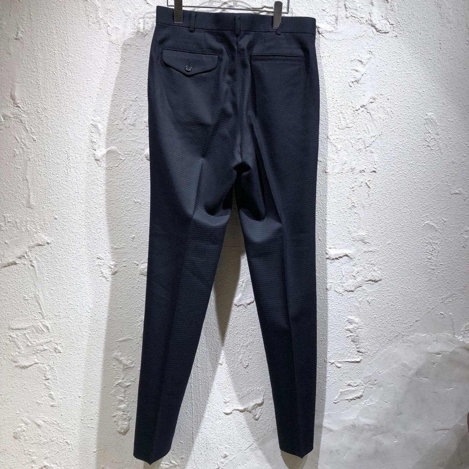 パンツ HOMME DEUX 26SS テーパードロングスラックス S