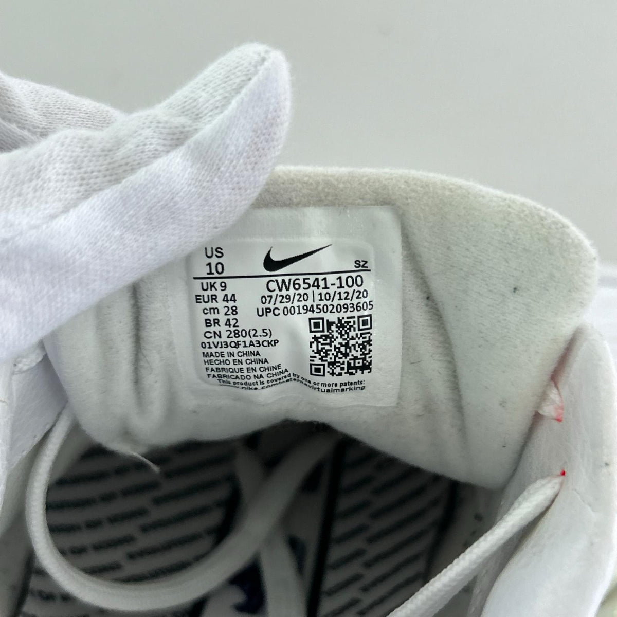 スニーカー AIR MAX 1 EVILUTION OF ICON CW6541-100 28cm (US10 UK9 1/2 EU46) ホワイト