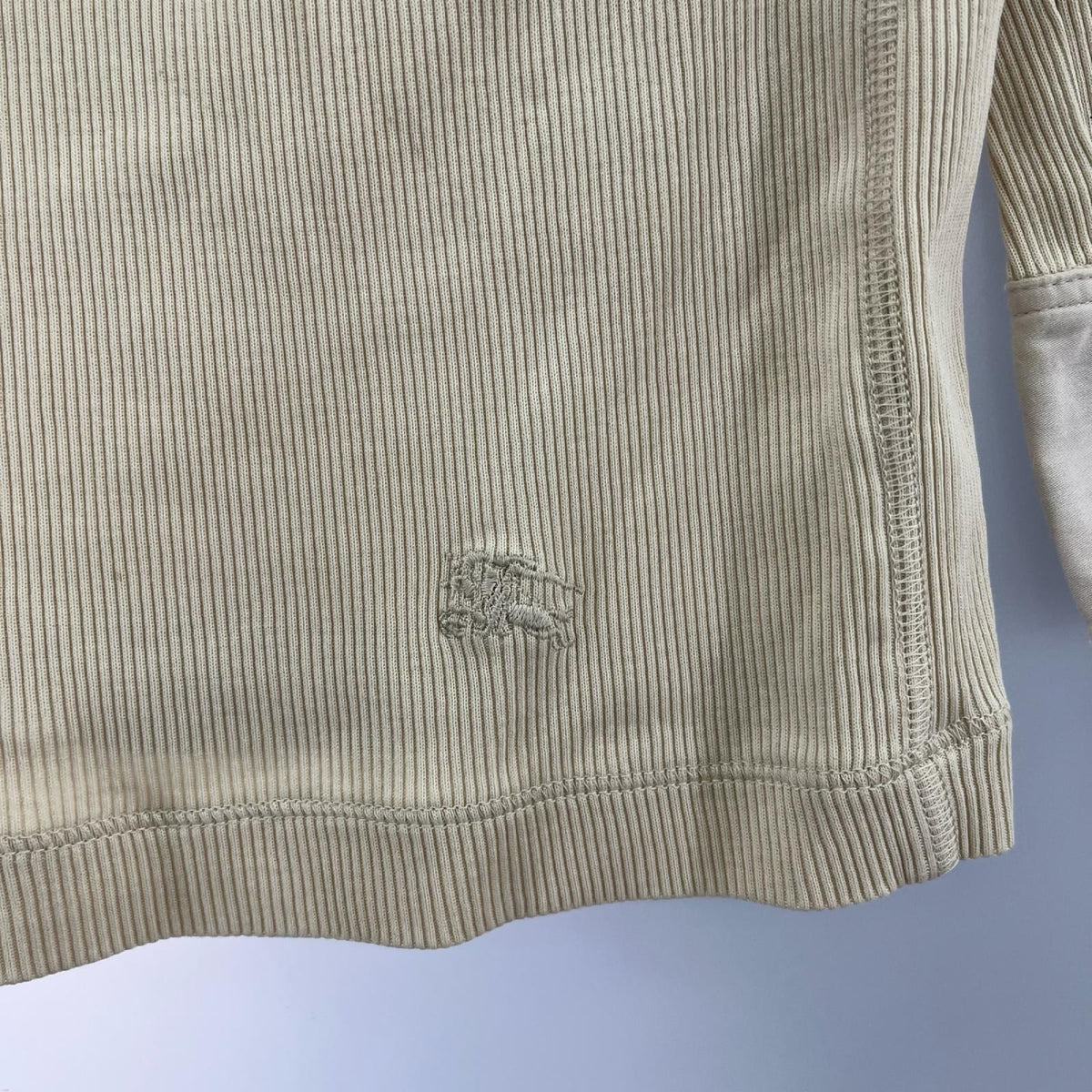 長袖Tシャツ BURBERRY コーデュロイL/Sトップ ベージュ