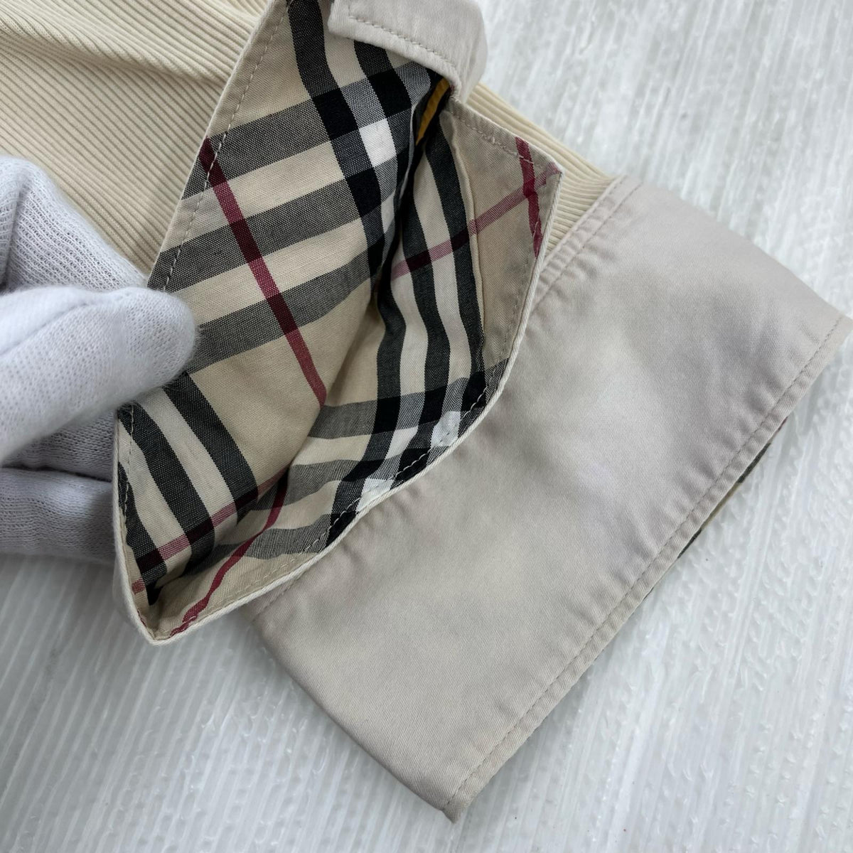 長袖Tシャツ BURBERRY コーデュロイL/Sトップ ベージュ