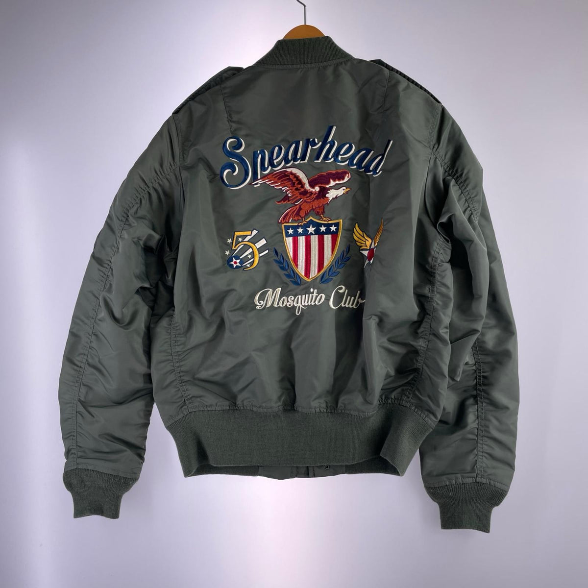 ジャケット L-2 5th AIR FORCE(XL) カーキ