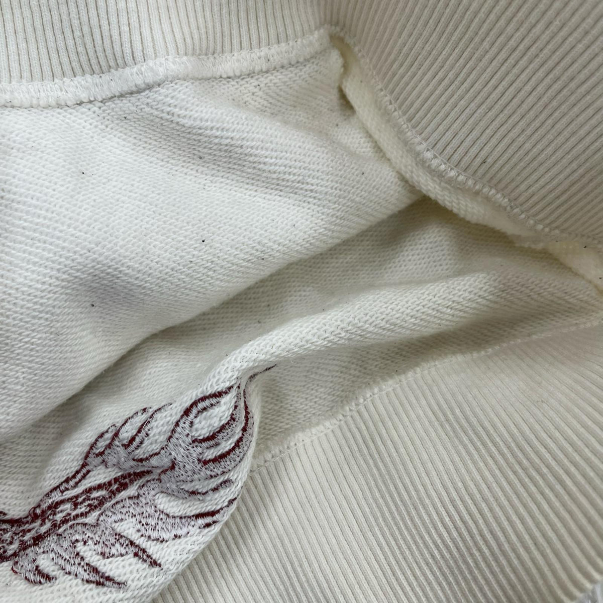 パーカー 絡繰魂 龍 髑髏刺繍 WHT XXL ホワイト