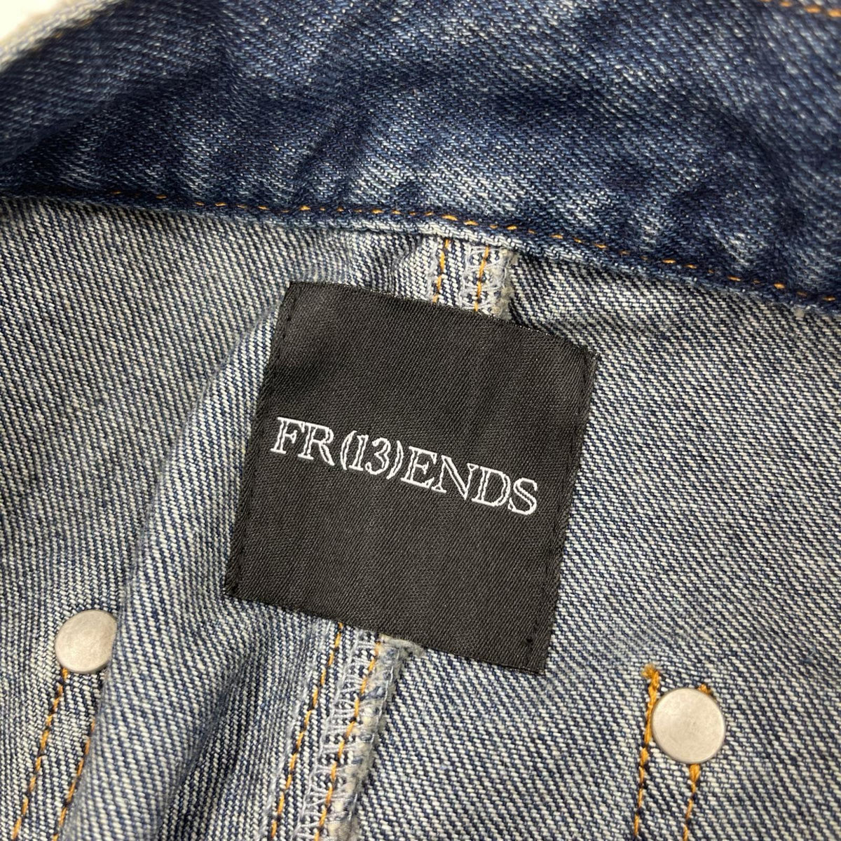 デニムパンツ FR(13)ns 加工ジーンズ M ブルー