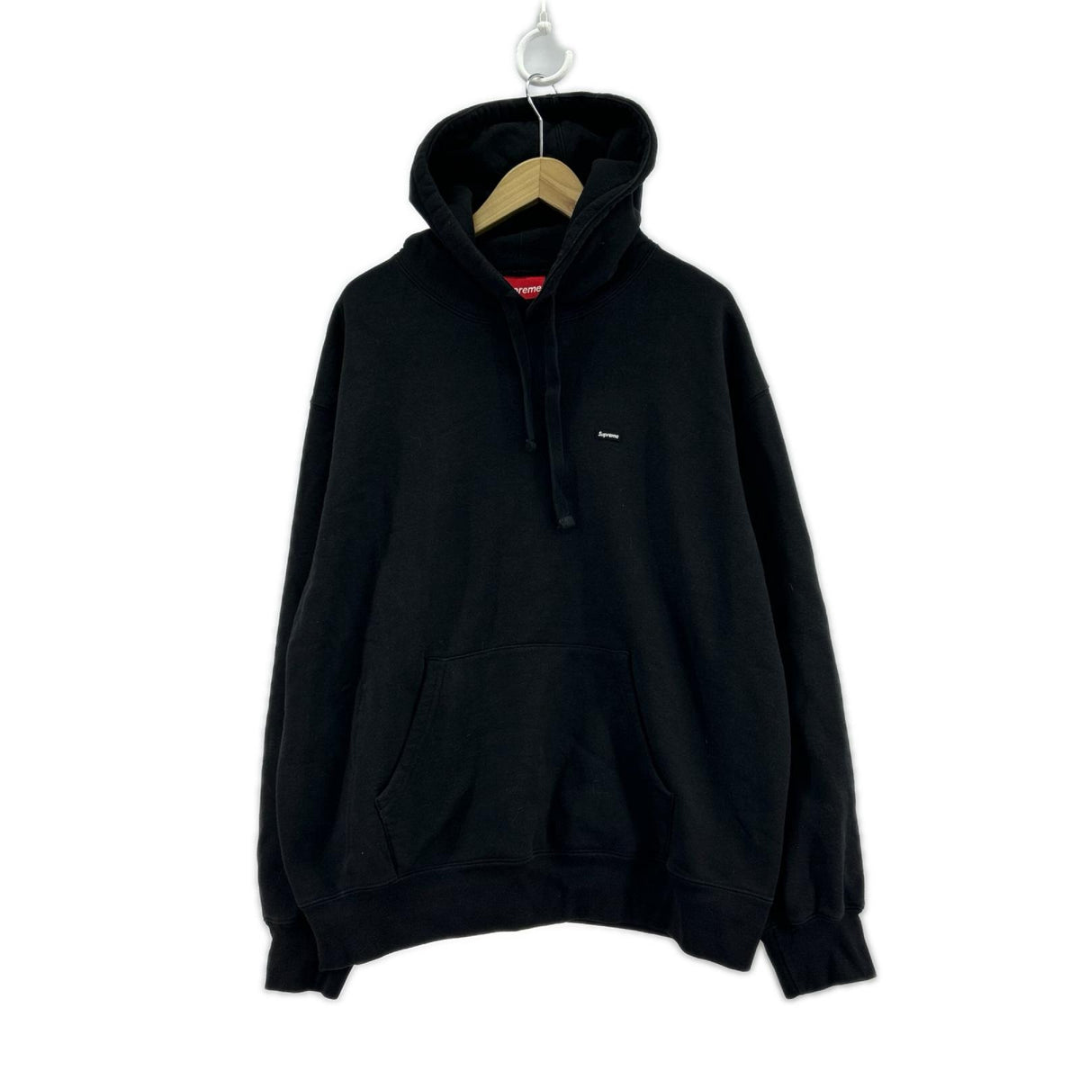 パーカー small box logo Hoodie L ブラック