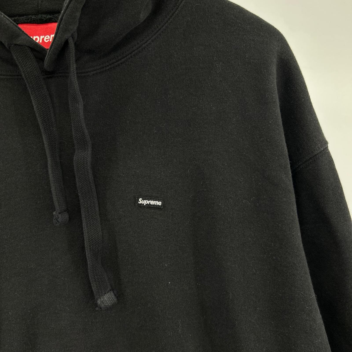 パーカー small box logo Hoodie L ブラック