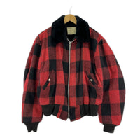 ブルゾン 60s DELUXE Quality ウールチェック レッド