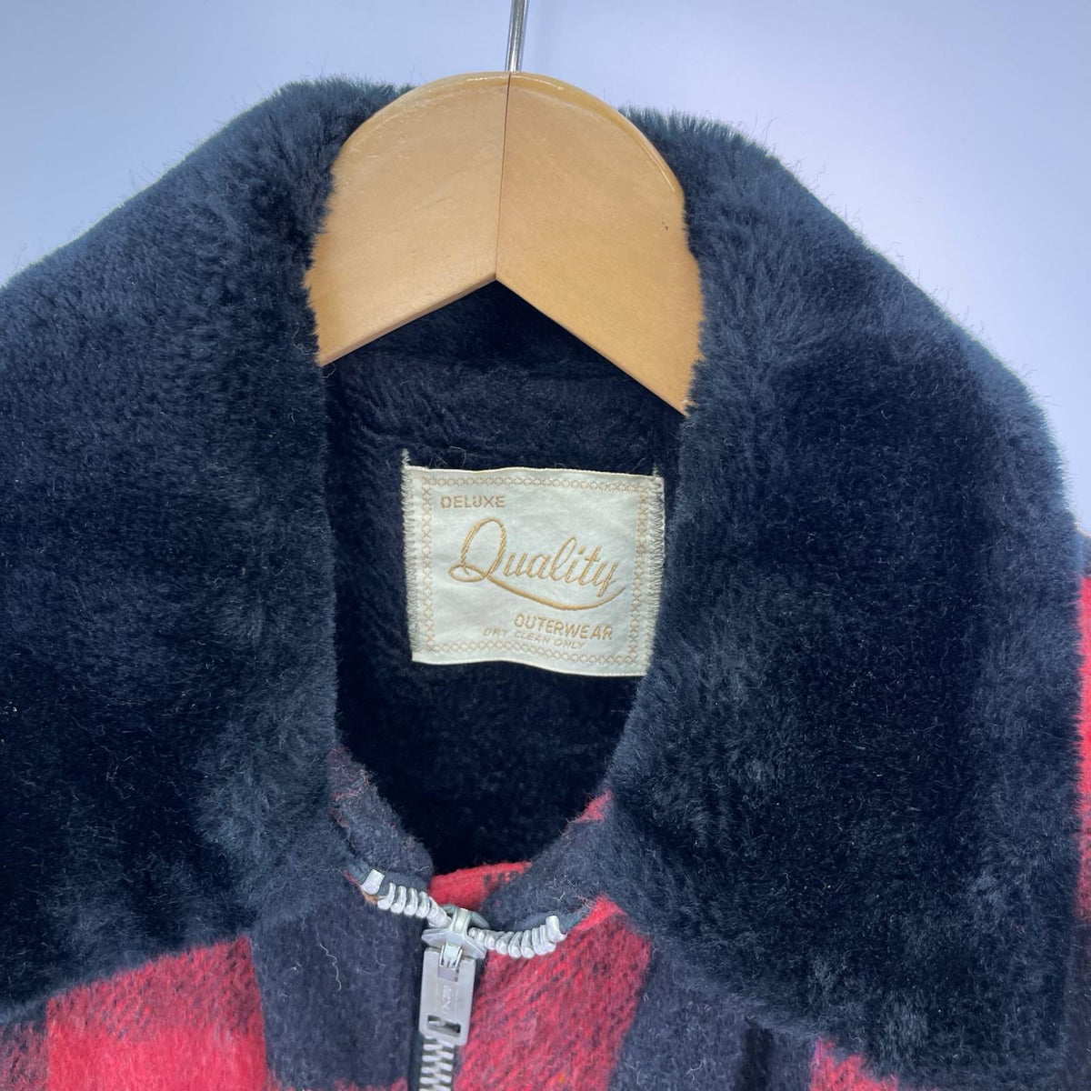 ブルゾン 60s DELUXE Quality ウールチェック レッド