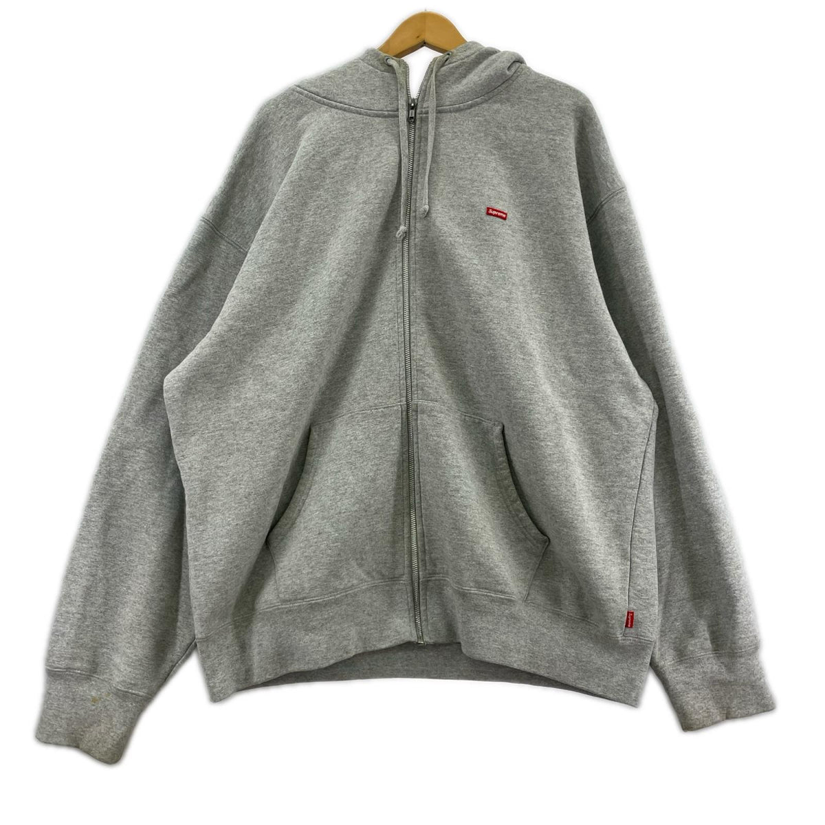 パーカー SMALL BOX LOGO グレー (XL) グレー