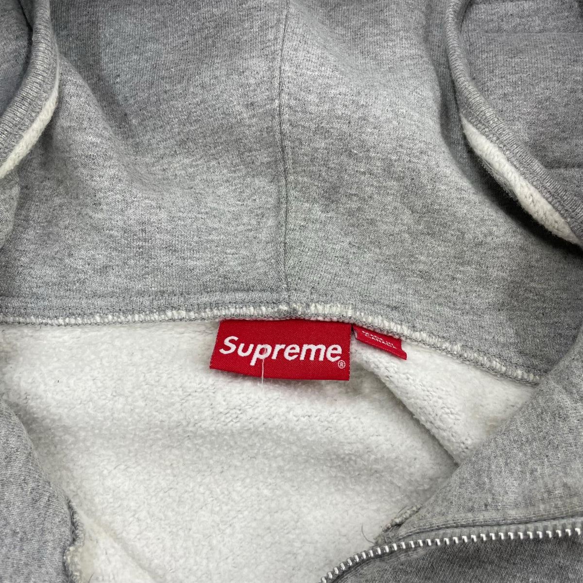パーカー SMALL BOX LOGO グレー (XL) グレー
