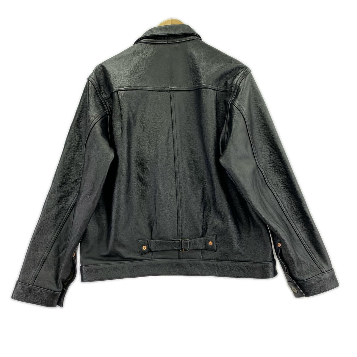 ジャケット HOUSTON COW LEATHER TRACK JACKET 38R ブラック ブラック