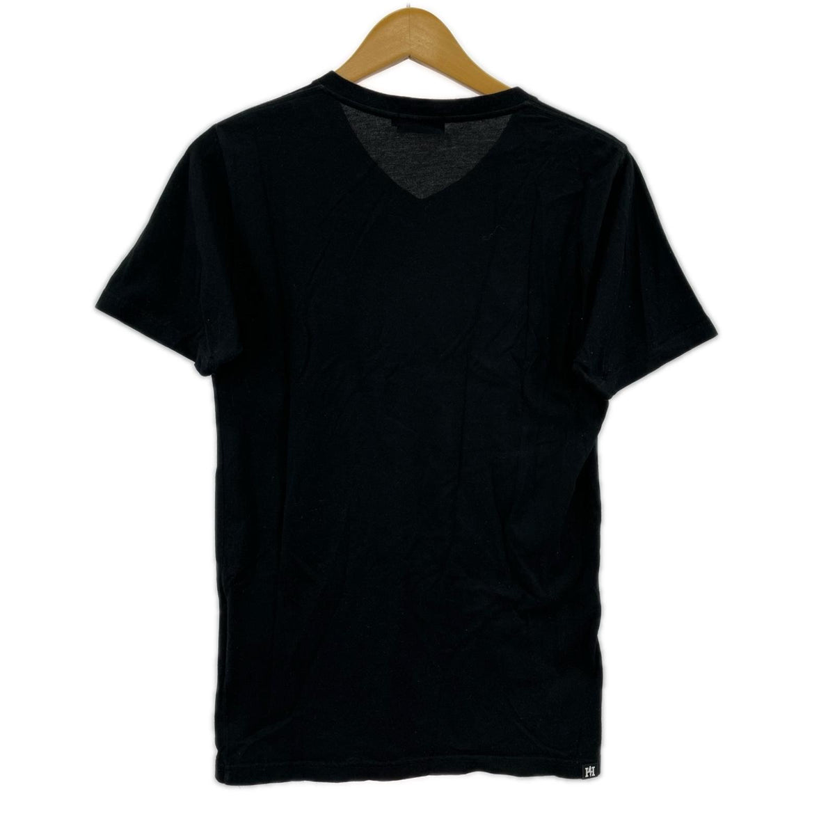 半袖Tシャツ ANOTHER NIGHT pt Vネック Tee S BLK S ブラック