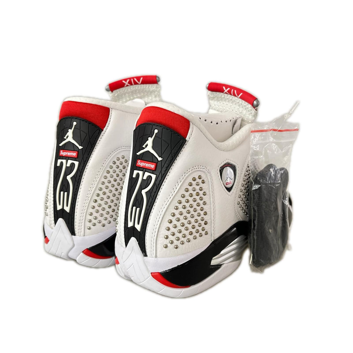 スニーカー SUPREME AIR JORDAN14 RETRO 27cm (US9 UK8 1/2 EU44) ホワイト