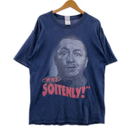 半袖Tシャツ GILDAN 90s The Three Stooges L ネイビー
