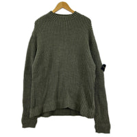 ニット STONE ISLAND 00s Paul Harvey期 ウールニット XXL オリーブ