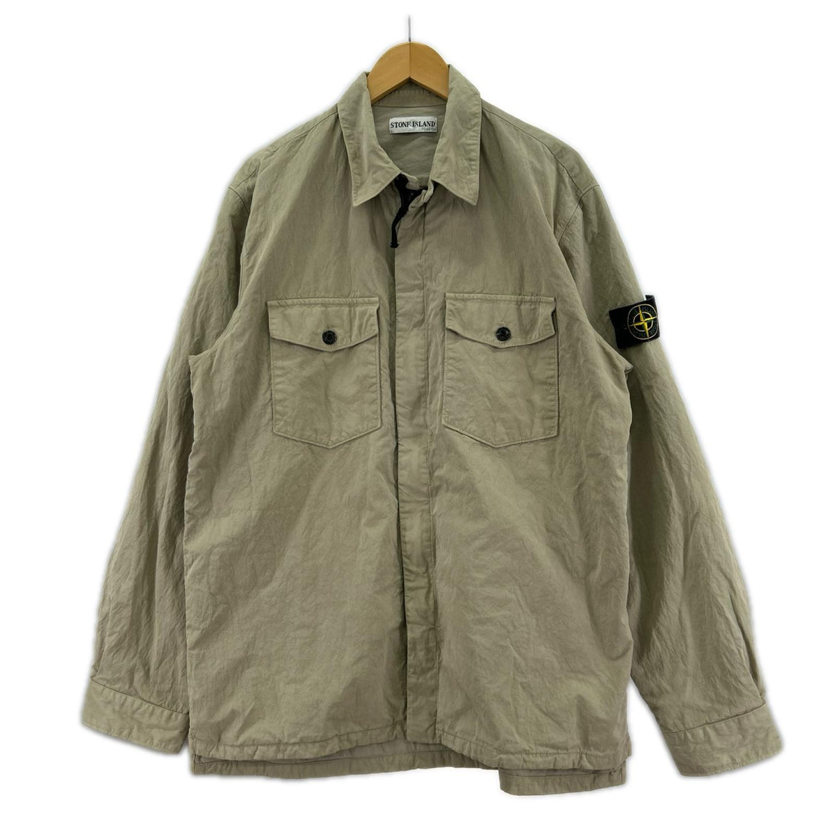 ジャケット STONE ISLAND 00s Paul Harvey期 ガーメントダイシャツジャケット XL ベージュ ベージュ