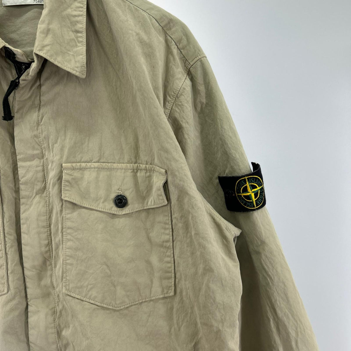 ジャケット STONE ISLAND 00s Paul Harvey期 ガーメントダイシャツジャケット XL ベージュ ベージュ