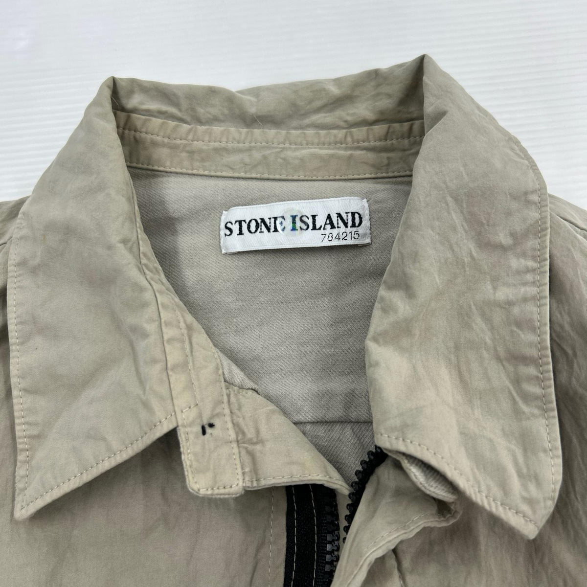ジャケット STONE ISLAND 00s Paul Harvey期 ガーメントダイシャツジャケット XL ベージュ ベージュ