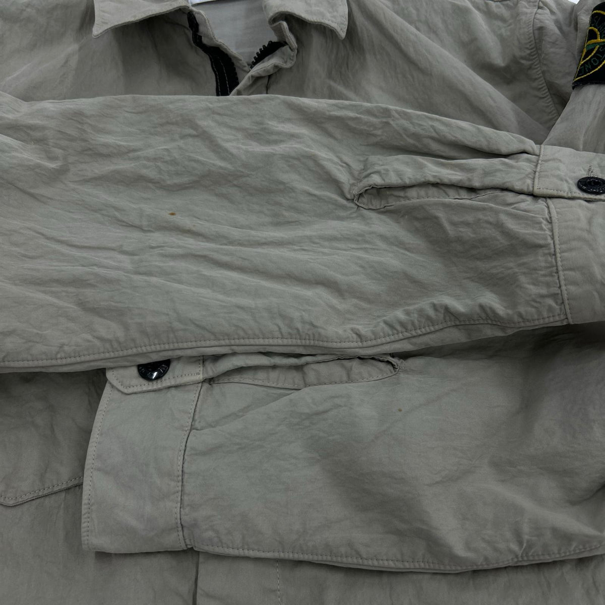 ジャケット STONE ISLAND 00s Paul Harvey期 ガーメントダイシャツジャケット XL ベージュ ベージュ
