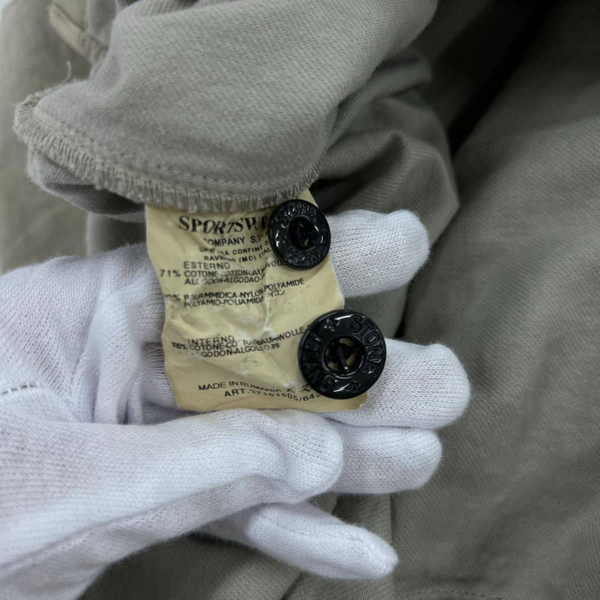 ジャケット STONE ISLAND 00s Paul Harvey期 ガーメントダイシャツジャケット XL ベージュ ベージュ