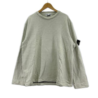 スウェット STONE ISLAND 00s Paul Harvey 切替デザインスウェット XL アイボリー