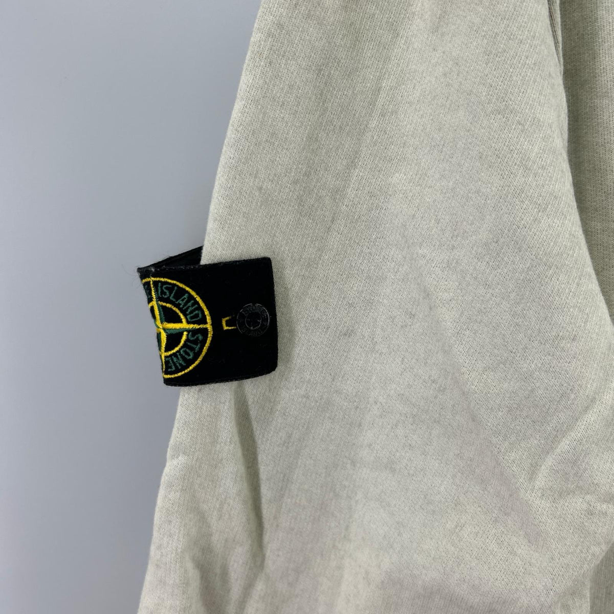 スウェット STONE ISLAND 00s Paul Harvey 切替デザインスウェット XL アイボリー