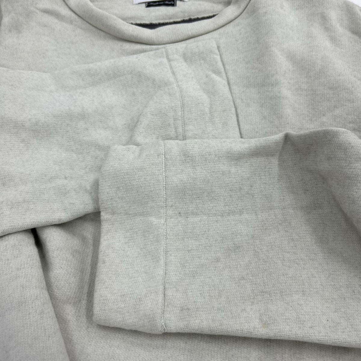 スウェット STONE ISLAND 00s Paul Harvey 切替デザインスウェット XL アイボリー