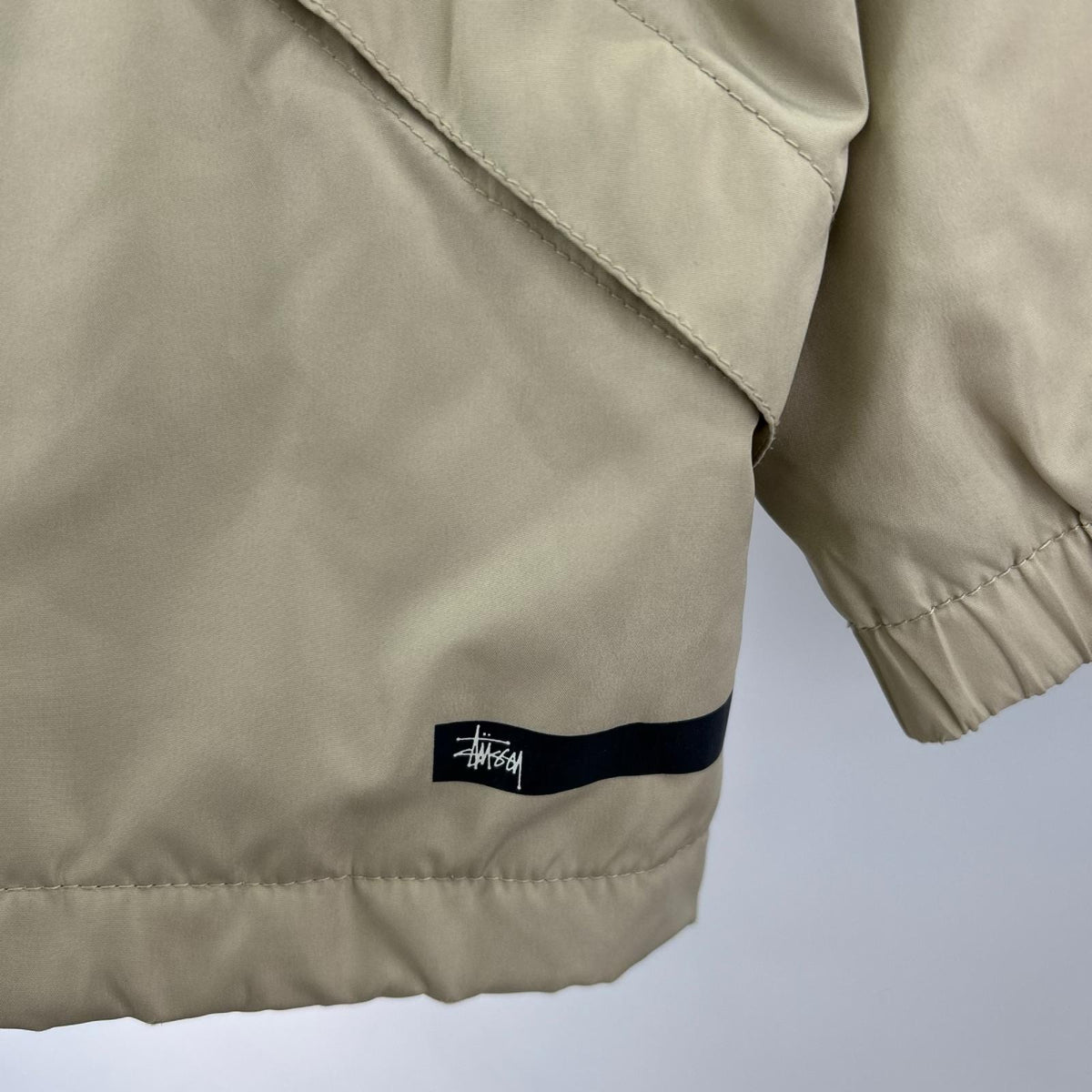 ミリタリージャケット STUSSY 中綿 ナイロン ミリタリージャケット XL ベージュ ベージュ